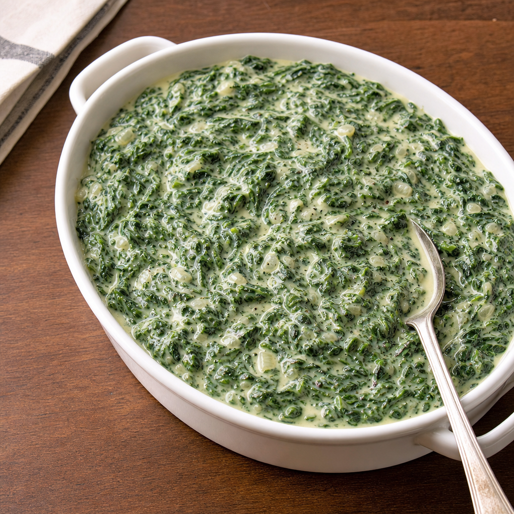 American Creamed Spinach