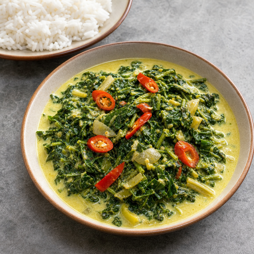 Indonesian Collard Greens Curry