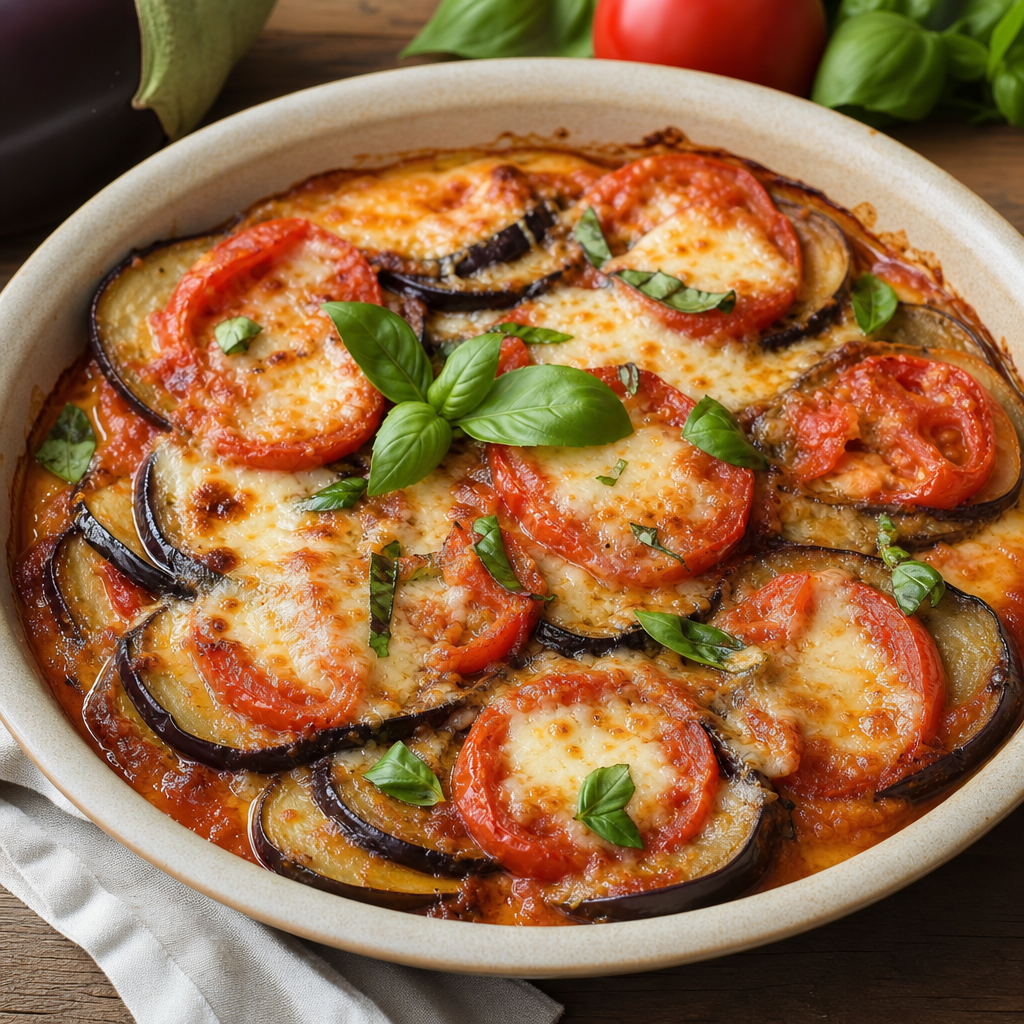 Eggplant and Tomato Casserole