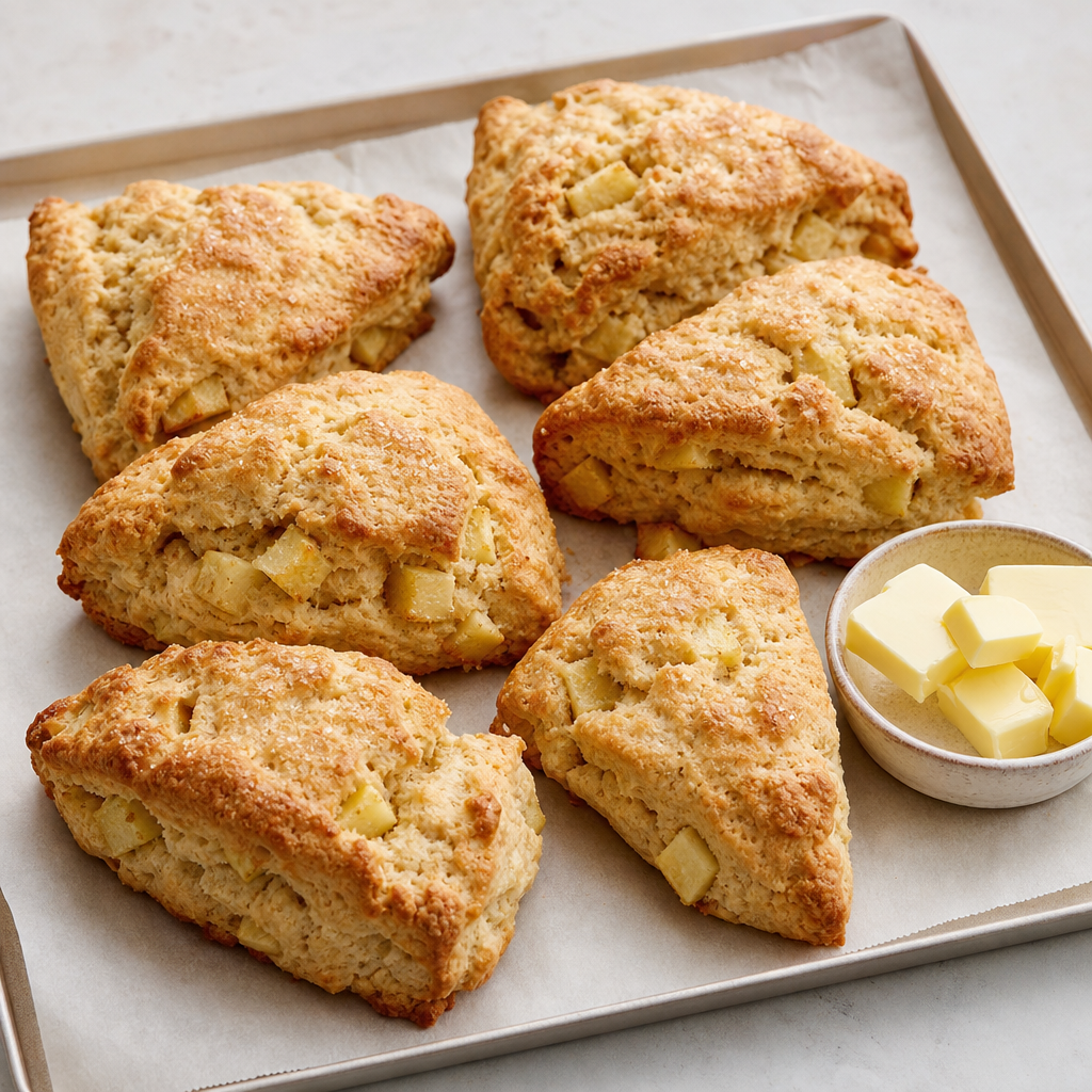 Apple Cream Scones