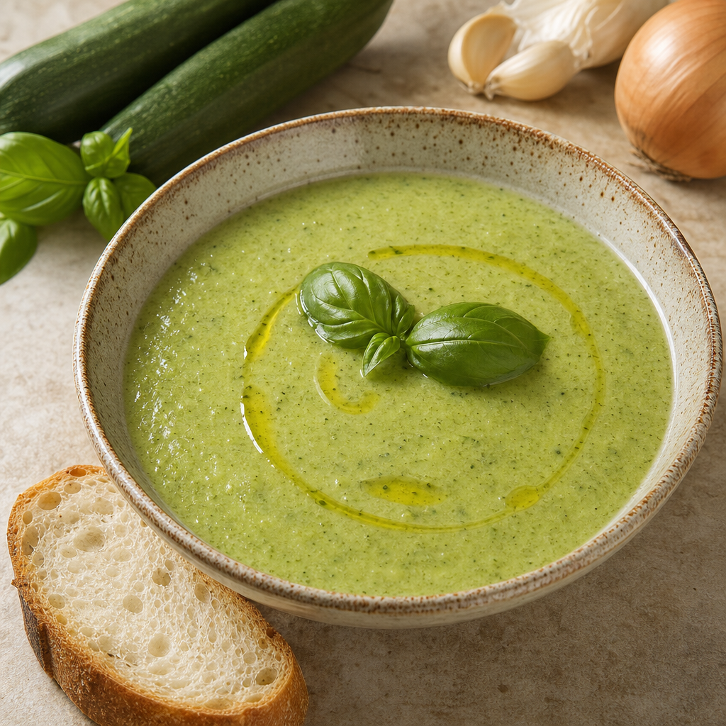 Courgette Basil Soup