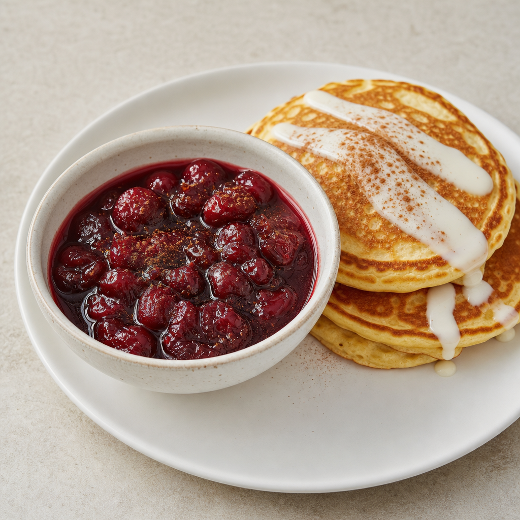 Hot Cherry Fruit Compote