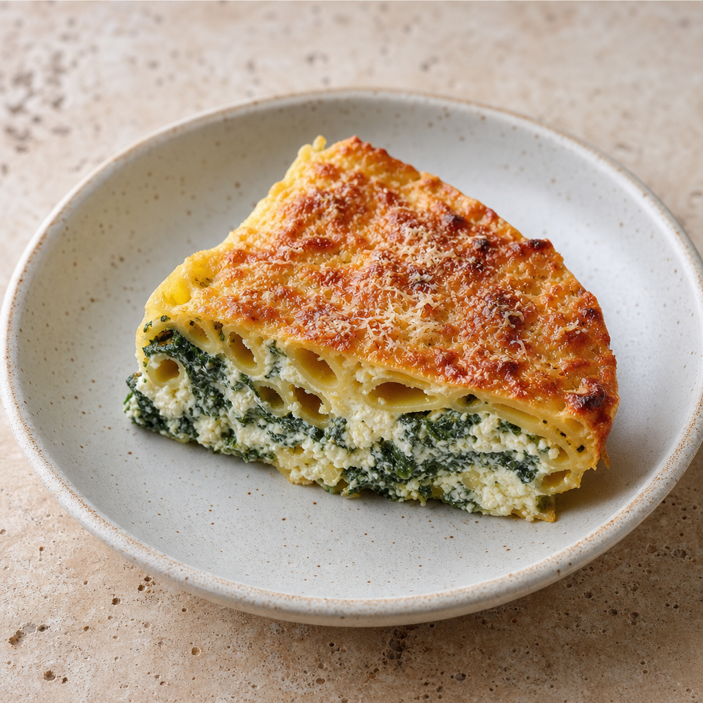 Spinach and Ricotta Pasta Pie